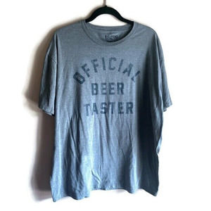Grey BIG BEND OFFICIAL BEER TASTER TEE SHIRT XL